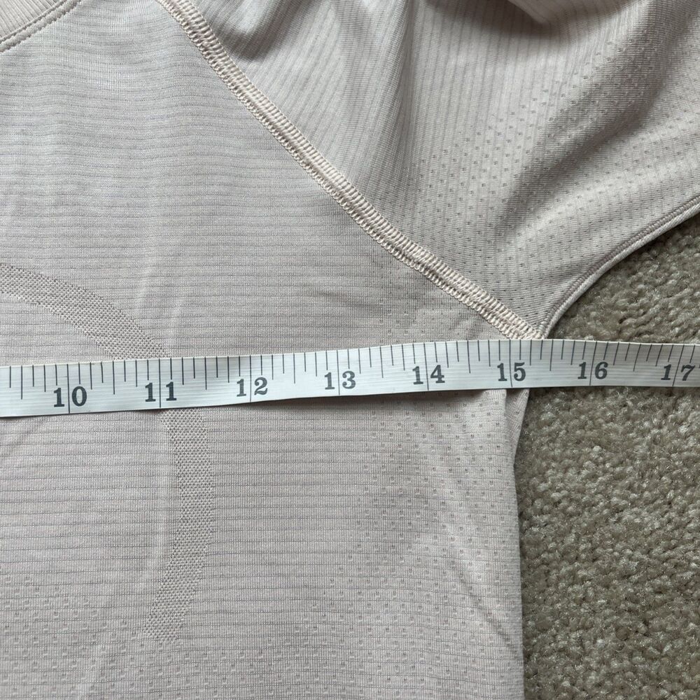 Lululemon Swiftly Tech Shirt Womens 6 Long Sleeve Running Athletic Top Baby Pink - Picture 5 of 8